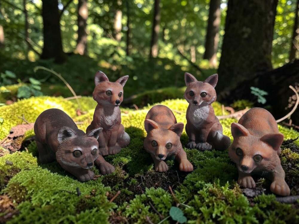Art Line Inc. Red Fox Figurine lot 1997-1998
